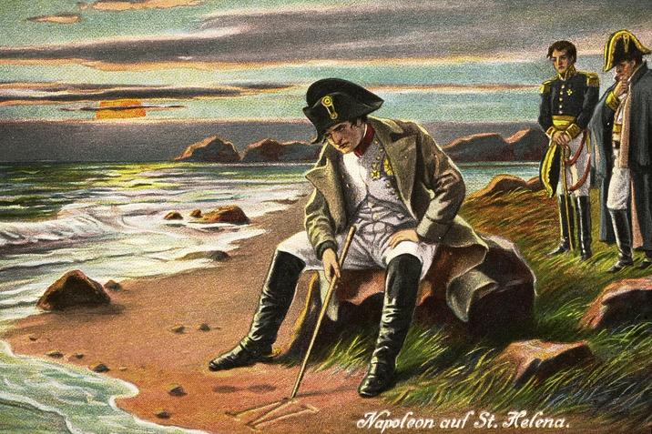 Uma representação de Napoleão Bonaparte.